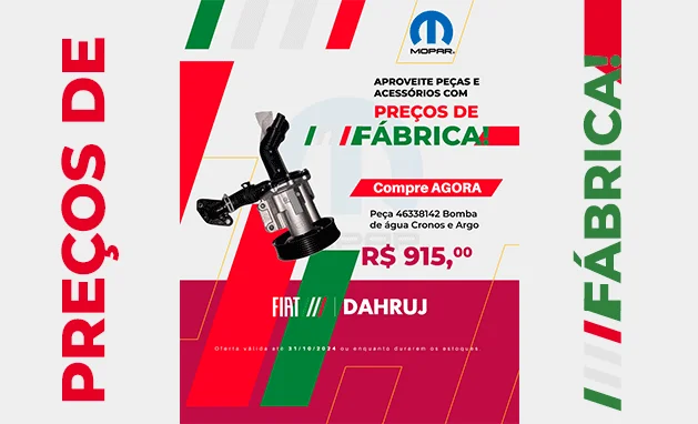 Argo HGT 1.8 Automático Flex 4P - Bomba de água Argo HGT 1.8 Automático Flex 4P - Bomba de água