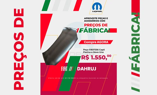 Fiorino 1.4 Evo Flex 2P 2021 - Capô Fiorino 1.4 Evo Flex 2P 2021 - Capô