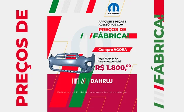 Mobi Drive 1.0 - Para-choque Mobi Drive 1.0 - Para-choque