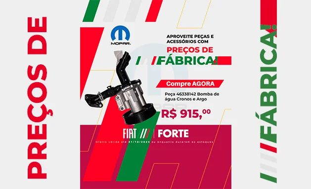 Argo HGT 1.8 Automático Flex 4P - Bomba d água Argo HGT 1.8 Automático Flex 4P - Bomba d água