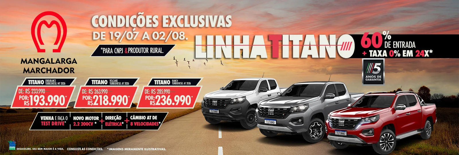 Carro 0, promoção, desconto, carro zero, bônus, valorização, CNPJ, Produtor rural, Venda direta